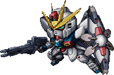 ガンダムエックスディバイダー 기체 전신 — 슈퍼로봇대전 Z