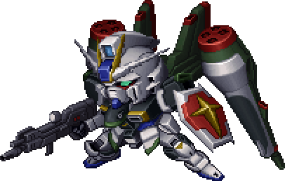 ブラストインパルスガンダム 기체 전신 — 슈퍼로봇대전 Z