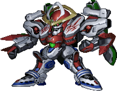 ソーラーアクエリオン full-body art — Super Robot Wars Z