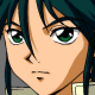 Garrod Ran face portrait — 2nd Super Robot Wars Z: Hakai-hen