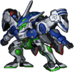 アクエリオンマーズ full-body art — 2nd Super Robot Wars Z: Hakai-hen