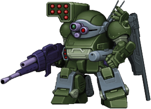 バーグラリードッグ full-body art — 3rd Super Robot Wars Z: Jigoku-hen