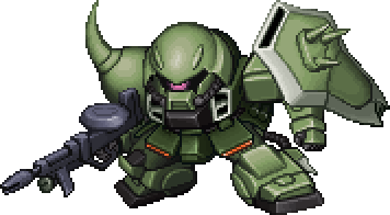 ザクウォーリア full-body art — Super Robot Wars Z: Special Disk